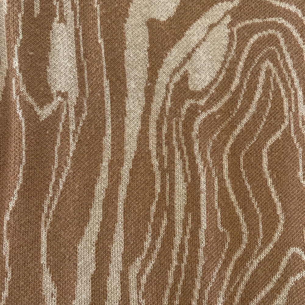 Revolve Paloma midi dress, brown & tan swirl - Picture 7 of 11
